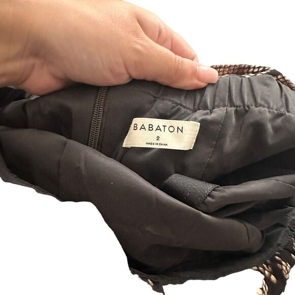 ARITZIA Babaton Snake Print Sleeveless Jumpsuit Sz 2 - Picture 5 of 6